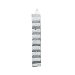 Pavilion Wild Woods Lodge 6 in. H X 6.5 in. L Galvanized Blue/Cream MDF/Metal Cabin Sign