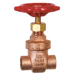 BK Products ProLine Series 1/2 in. Sweat Brass Gate Valve