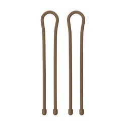 Nite Ize Gear Tie 0.40 in. W X 18 in. L Brown Twist Tie 2 pk