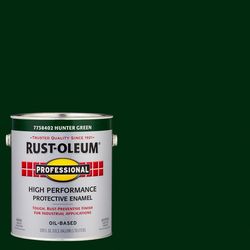 Rust-Oleum Professional Indoor and Outdoor Gloss Hunter Green Protective Paint 1 gal