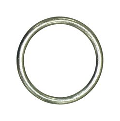 Baron Jumbo Nickel Plated Silver Steel Ring 1 pk