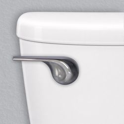 Korky Strong Arm Flush Handle Black Chrome For Universal