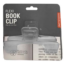 Kikkerland Giant Clear Book Clip 1 pk