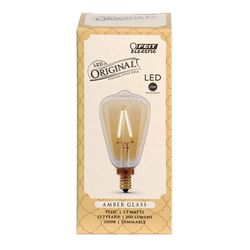 Feit ST15 E12 (Candelabra) Filament LED Bulb Amber Soft White 25 Watt Equivalence 1 pk