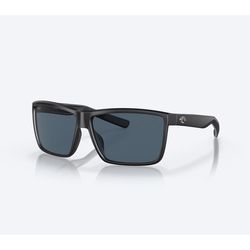 Costa Rinconcito Sunglasses Men's Matte Black Frame Gray 580P Lens Polarized