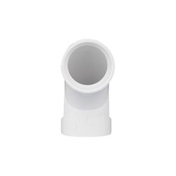 Charlotte Pipe Schedule 40 2 in. Hub X 2 in. D Hub PVC Long Sweep Elbow 1 pk