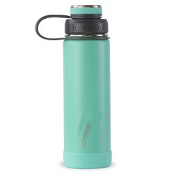 EcoVessel Boulder 20 oz Aqua Breeze BPA Free Insulated Water Bottle W/Strainer
