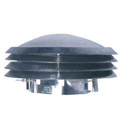 Master Flow 5.88 in. H X 11.63 in. D Metallic Aluminum Versa Cap