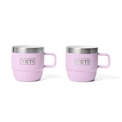 YETI Rambler 6 oz Cherry Blossom BPA Free Espresso Insulated Mug