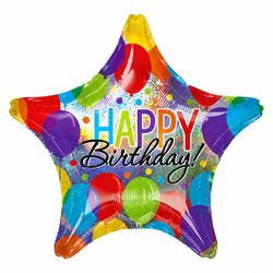 Anagram Balloons Balloon Bash Birthday Foil Balloon 1 pk