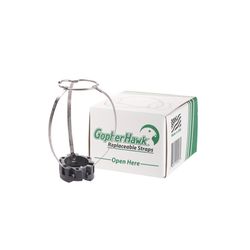 GopherHawk Animal Trap Straps Black/Silver 1 pk