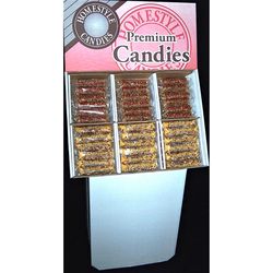 Crown Pecan and Almond Log Display 72CT
