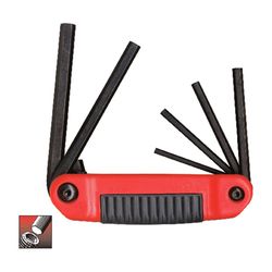 Eklind Ergo-Fold 5/32" to 3/8" SAE Fold-Up Hex Key Set 6 pc