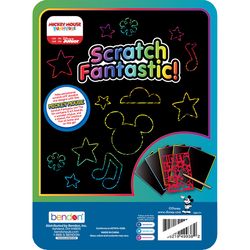 Bendon Disney Mickey Scratch Fantastic Activity Book Multicolored 7 pc