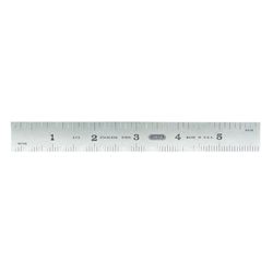 General Stainless Steel Precision Rule 6 in. L 1 pc