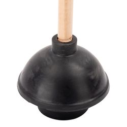 PlumbCraft Toilet Plunger 16 in. L X 6 in. D