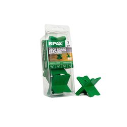 SPAX 1-1/4 in. H Plastic Spacer 3 pc