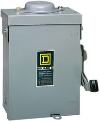 Square D 30 amps Plug In 2-Pole Fuse Safety Switch