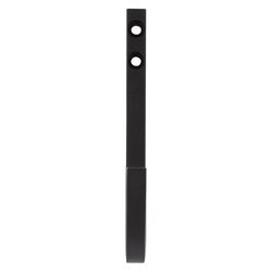 National Hardware Reed Medium Matte Black Steel 4 in. L Hook 60 lb 1 pk