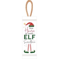 P. Graham Dunn Multicolored String - This House is Under Elf Surveillance Sign 10 in.