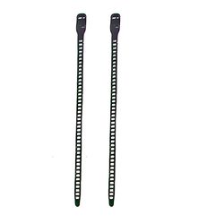 Garden Works 10 in. H X 7/16 in. W X 1 in. D Green Plastic Plant Tie