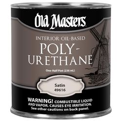 Old Masters Satin Clear Oil-Based Polyurethane 0.5 pt