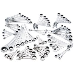 CRAFTSMAN Metric and SAE Ratcheting Box Wrench Set 67 pc