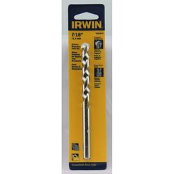 IRWIN 7/16 in. X 6 in. L Tungsten Carbide Tipped Rotary Drill Bit Straight Shank 1 pc