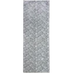 Cozy Living 33 in. W X 54 in. L Gray Daisy Chain Polyester Accent Rug