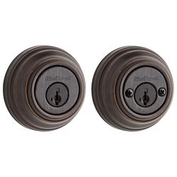 Kwikset SmartKey Venetian Bronze Metal Deadbolt