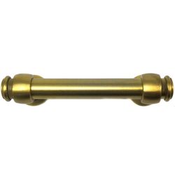 MNG Hardware Balance T-Bar Cabinet Pull 3 in. Champagne Brass Gold 1 pk