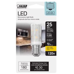 Feit T8 E17 (Intermediate) LED Bulb Warm White 25 Watt Equivalence 1 pk
