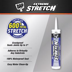 DAP Extreme Stretch White Acrylic Urethane Windows/Doors/Seal/Paint Sealant 10.1 oz