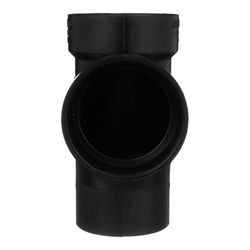 Charlotte Pipe 2 in. Hub X 2 in. D Hub ABS Sanitary Street Tee