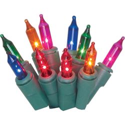 Good Tidings Incandescent Mini Multicolored 100 ct String Christmas Lights 26 ft.