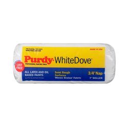 Purdy White Dove Woven Fabric 7 in. W X 3/4 in. Paint Roller Cover 1 pk