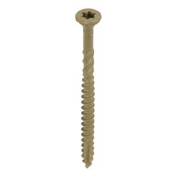 GRK Fasteners No. 9 in. X 2-1/2 in. L Tan Star Flat Head Deck Screws 800 pk