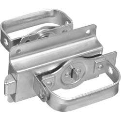 National Hardware 3 in. H X 4 in. W Zinc-Plated Steel Left or Right Handed Gate Latch