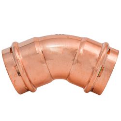 QuickFitting 2 in. Press in. Press in. Copper 45 Degree Elbow