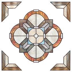 Artscape .007 in. H X 12 in. L Newport Amber Vinyl Window Film