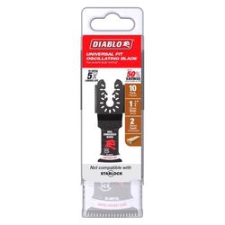 Diablo 1-1/4 in. W Bi-Metal Curved Contact Edge Oscillating Blade Clean Wood 10 pk