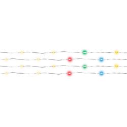 Celebrations LED Big Seed Cluster Multicolored 100 ct String Christmas Lights
