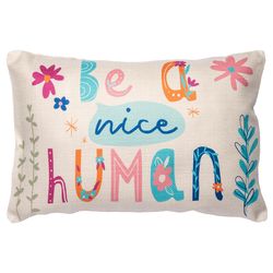 Karma 12 in. H X 18 in. L Multicolored Polyester Lumbar Pillow