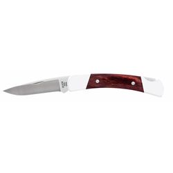 Buck Knives Squire Brown/White 420 HC Steel > 6 in. Pocket Knife