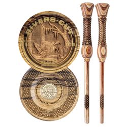 Primos Rivers Cut Light Brown Wood Turkey Pot Call 3 in.