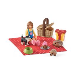 Schleich Farm World Birthday Picnic Toy Multicolored