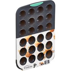 Trudeau 10 in. W X 14 in. L Muffins Mini Muffin Pan Gray 1 pc