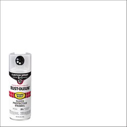 Rust-Oleum Stops Rust Gloss Pure White Enamel Spray Paint 12 oz