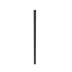Fortress Building Products Athens 72 in. H X 2 in. W X 0.125  L Black Aluminum End Post