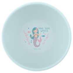 Stephen Joseph Blue Silicone Mermaid Bowl 4.75 in. D 1 pc